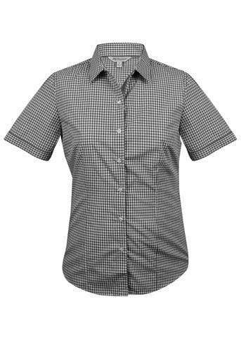 Aussie Pacific Ladies Epsom Short Sleeve Shirt 2907S Corporate Wear Aussie Pacific Slate 4